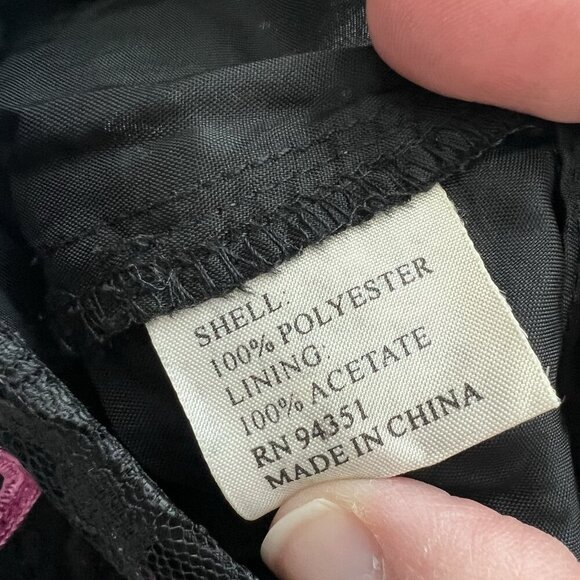 Y2K Mini Skirt Womens 10 Pink Swirl Jade Melody Tam Dark Fairy Whimsigoth - Picture 6 of 7